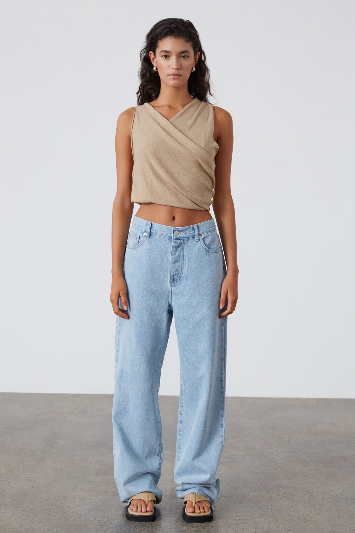 Recycled Cotton Mid Rise Jean - Light Wash