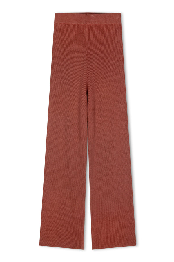 Earth Red Knit Pant