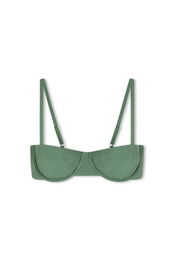 Eucalyptus Textured Balconette Bra Cup