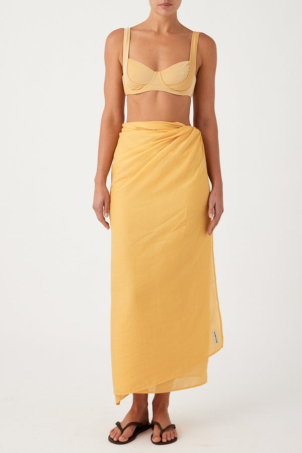 Signature Ramie Sarong - Marigold