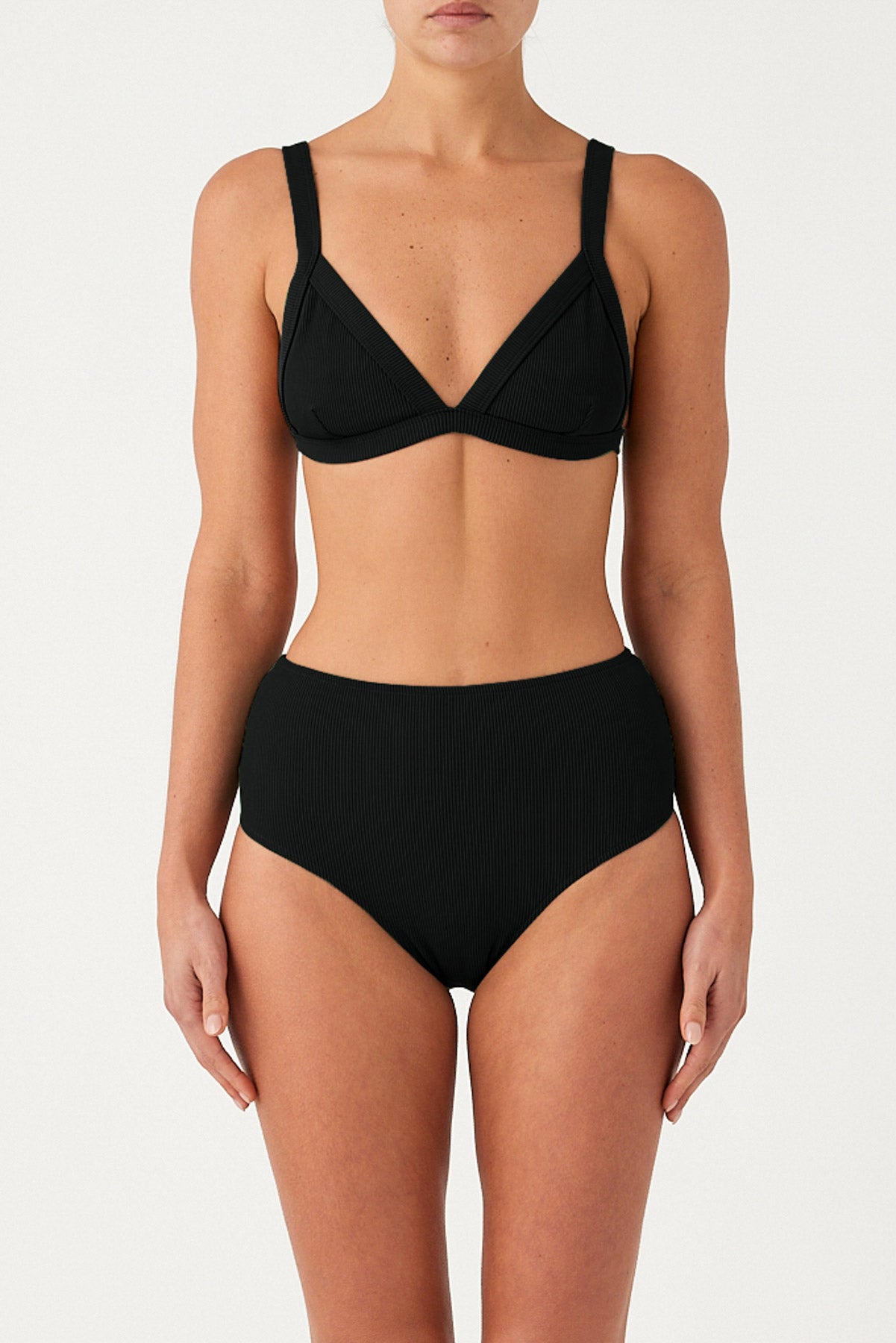 Signature Stripe Harness Top - Black