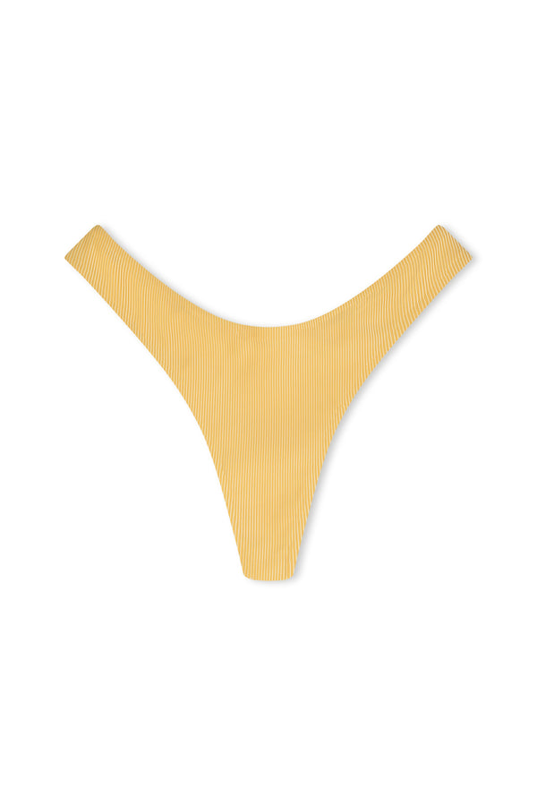 Signature Stripe Thong Brief - Marigold
