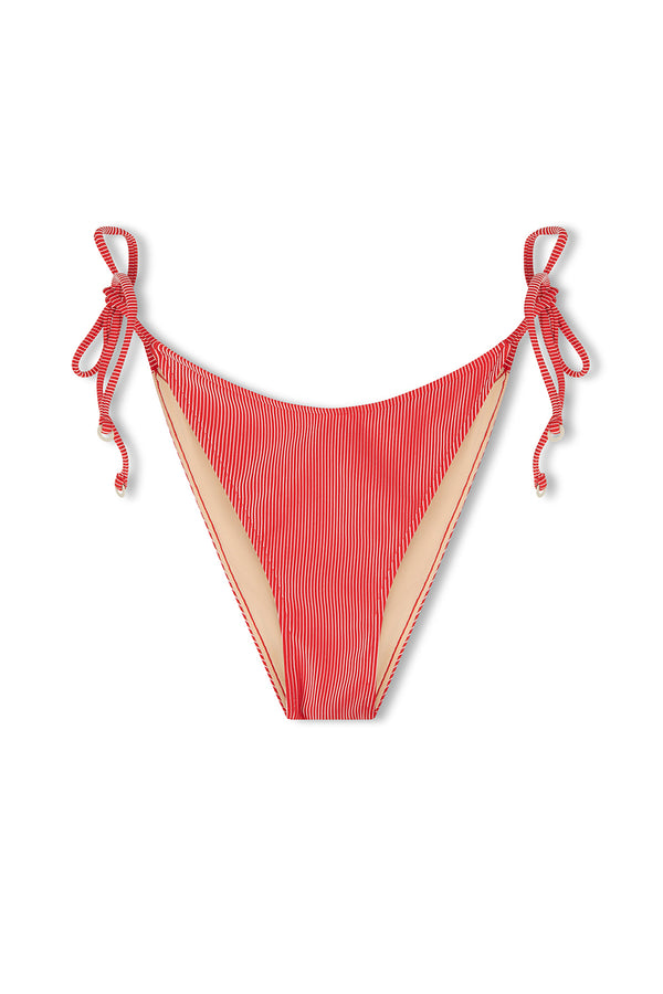 Signature Stripe Tie Brief - Chilli Red