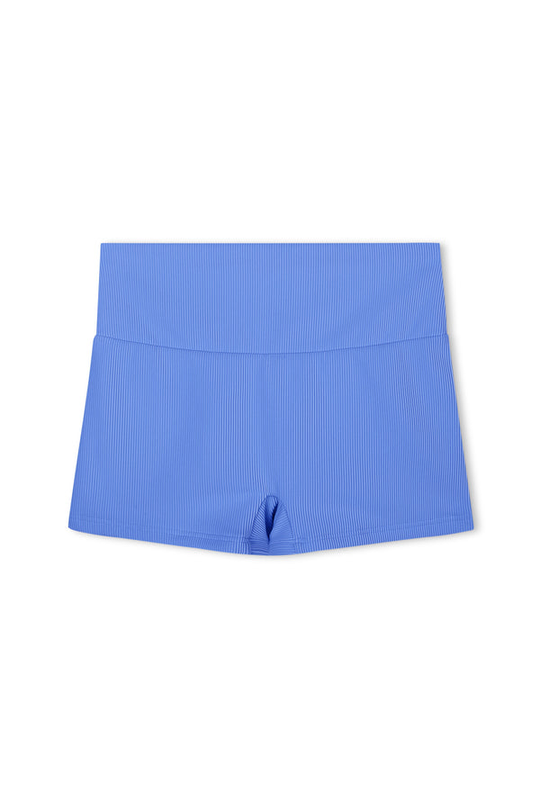 Signature Stripe Boy Short - Dolphin Blue