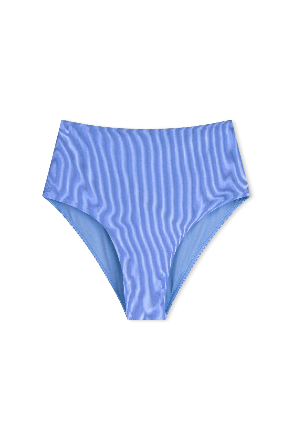 Signature Stripe High Full Brief - Sky