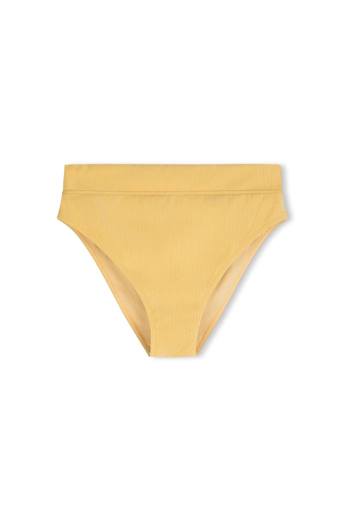 Signature Stripe High Waisted Brief - Marigold