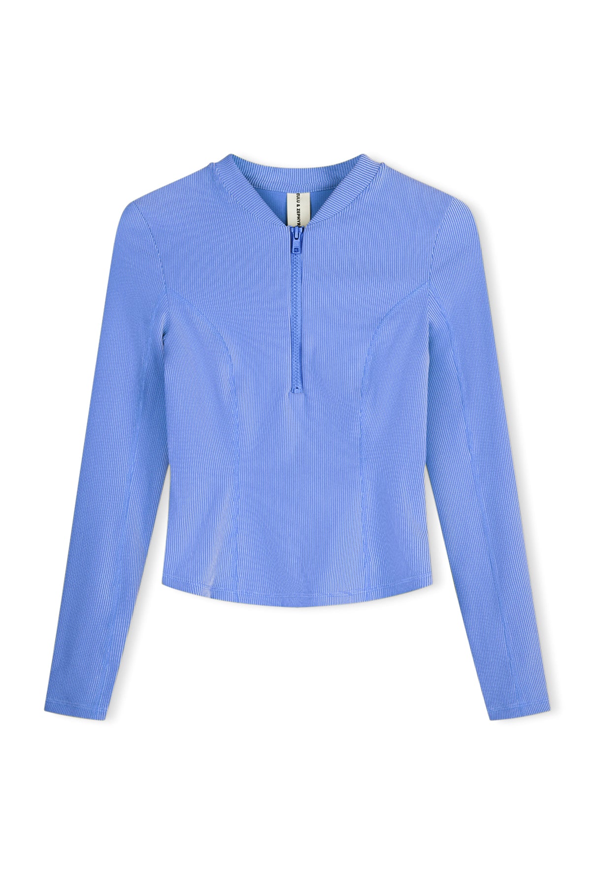 Signature Stripe Long Sleeve Rash Guard - Sky