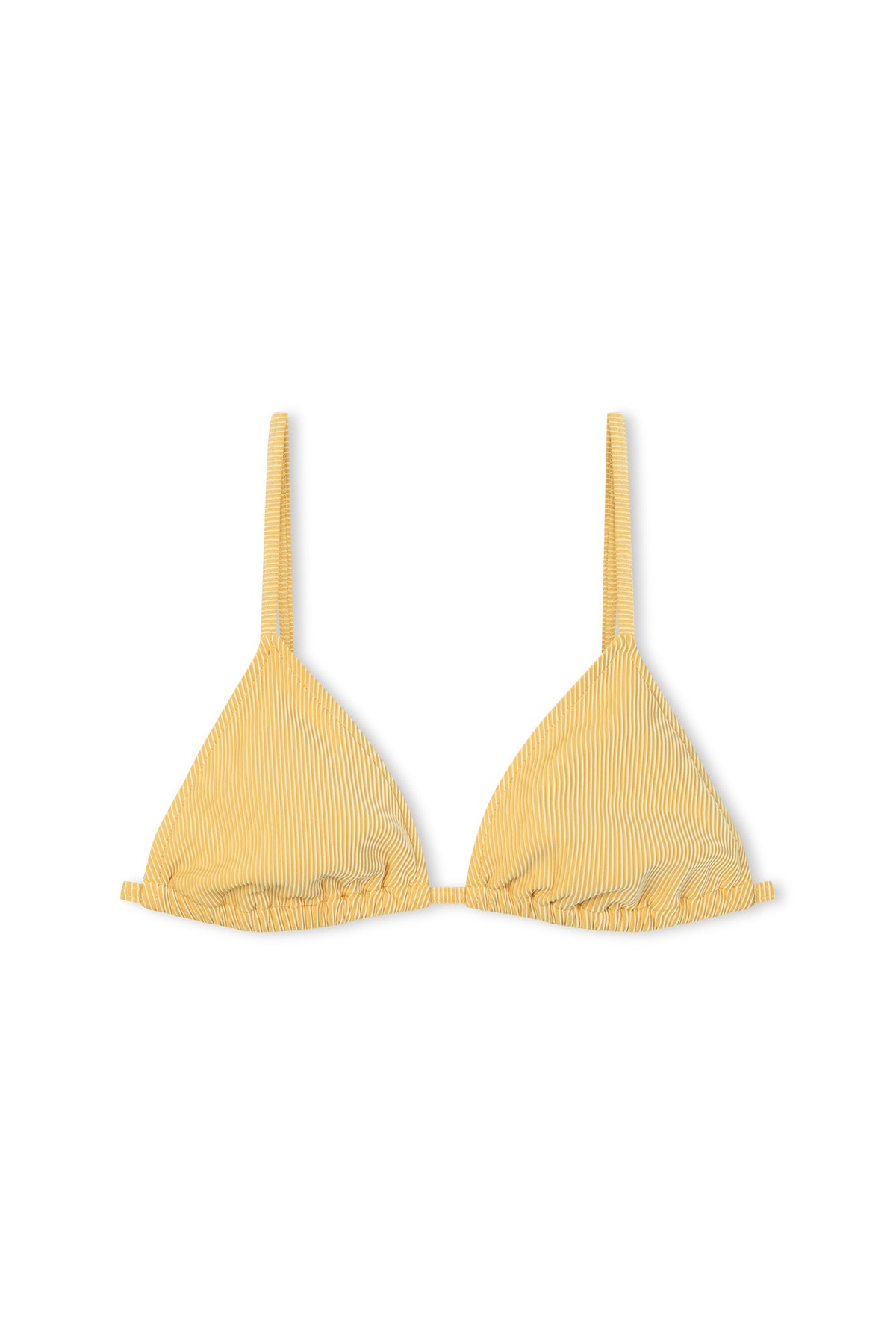 Signature Stripe Triangle Top - Marigold