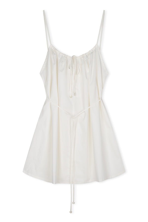 Cotton Poplin Dress - Milk