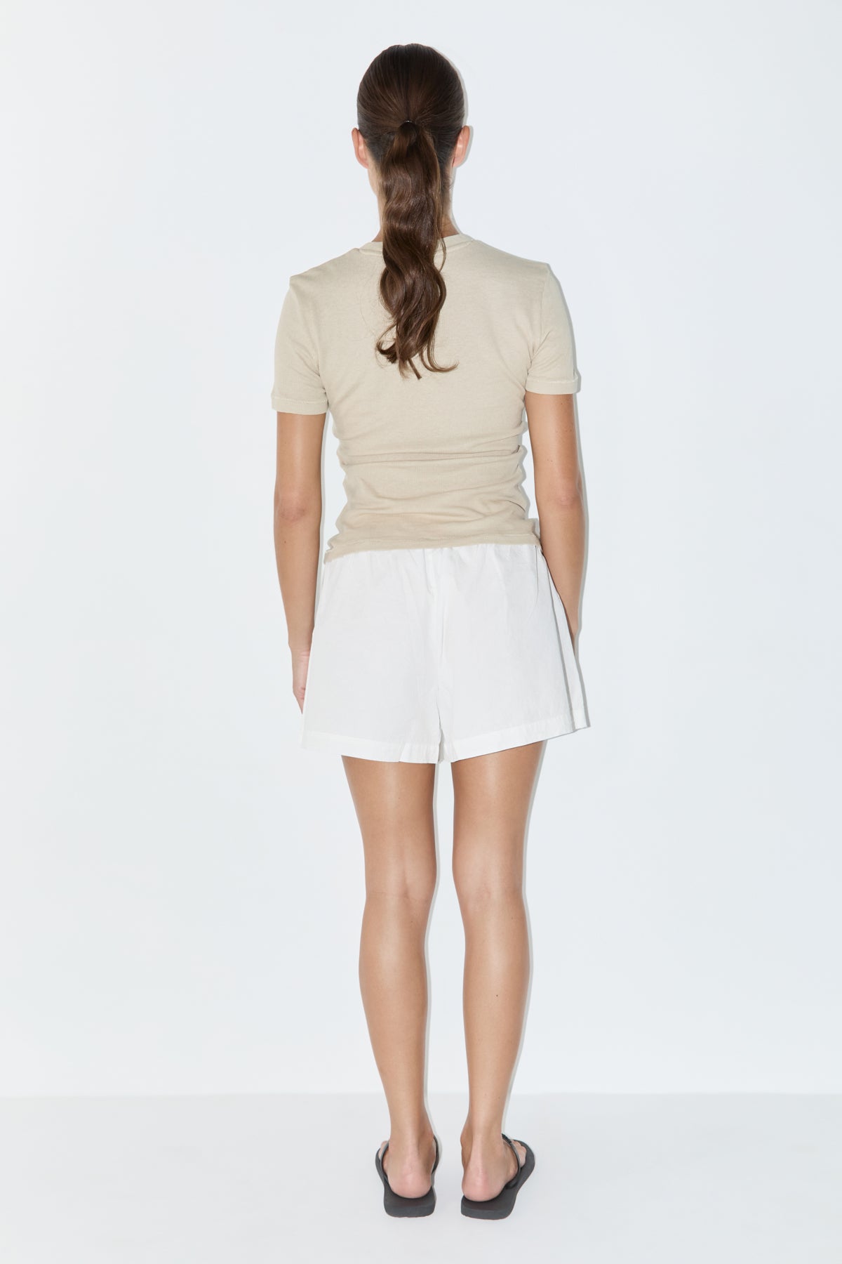 Rib Hemp Jersey T-Shirt - Husk