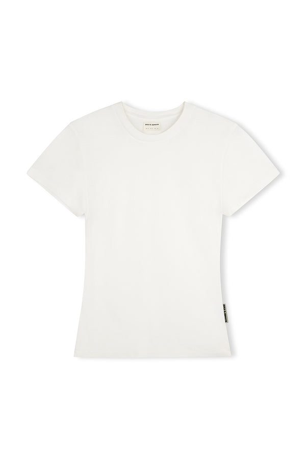 Rib Hemp Jersey T-Shirt - White