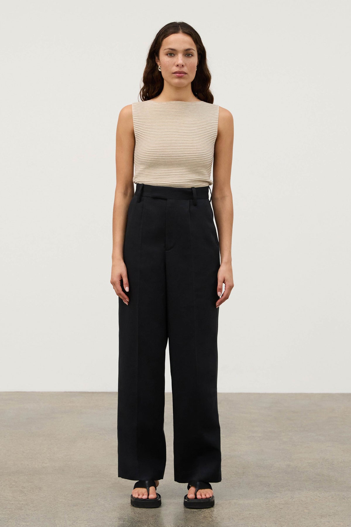 Recycled Tailored Pant - Black