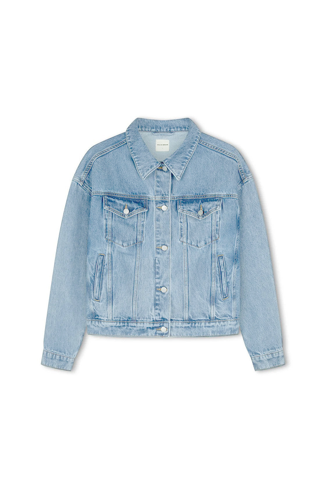 Recycled Denim Jacket - Light Wash