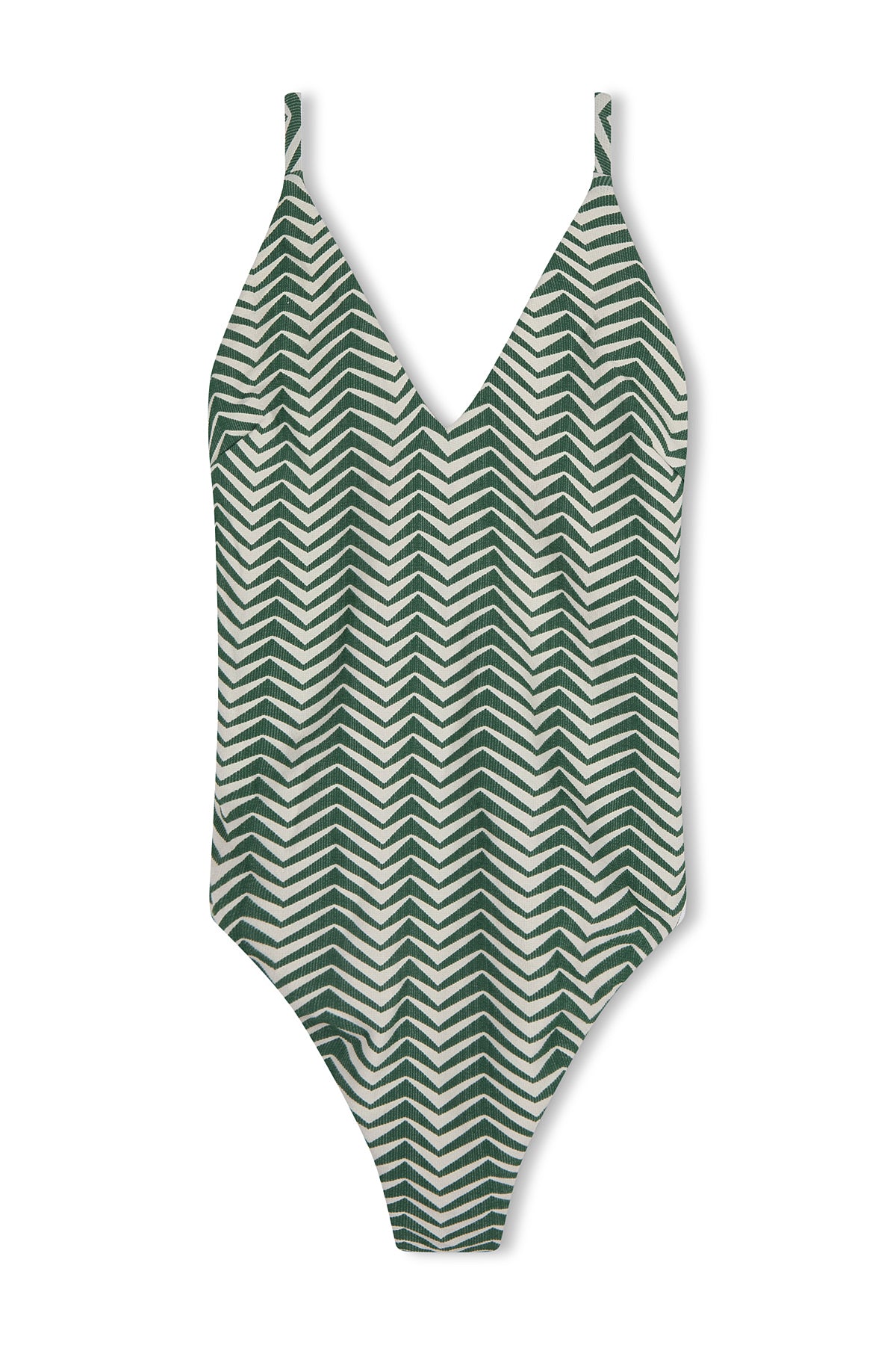 Green Zig Zag One Piece – Zulu & Zephyr