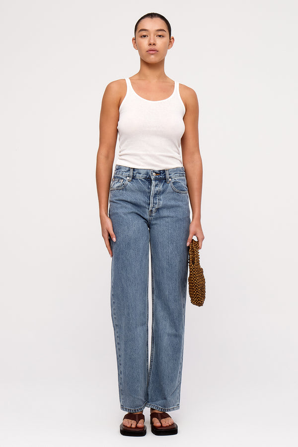 Small Beaded Bucket Bag - Walnut