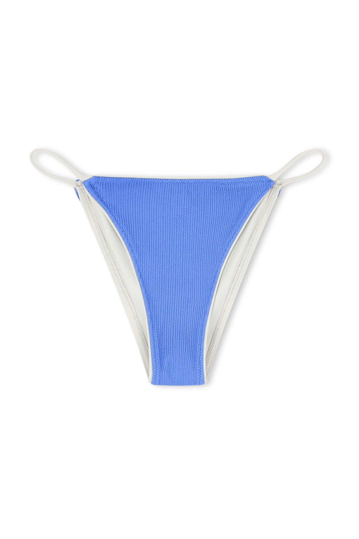 Textured Hipster String Brief - Sky Blue