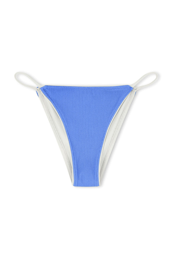 Textured Hipster String Brief - Sky Blue