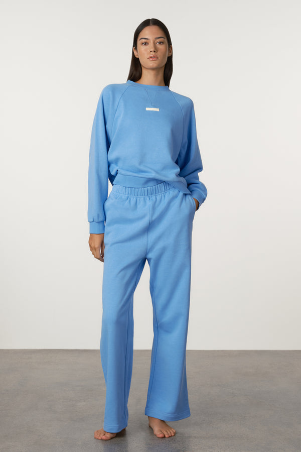 Raglan Sport Sweatshirt - Ocean Blue