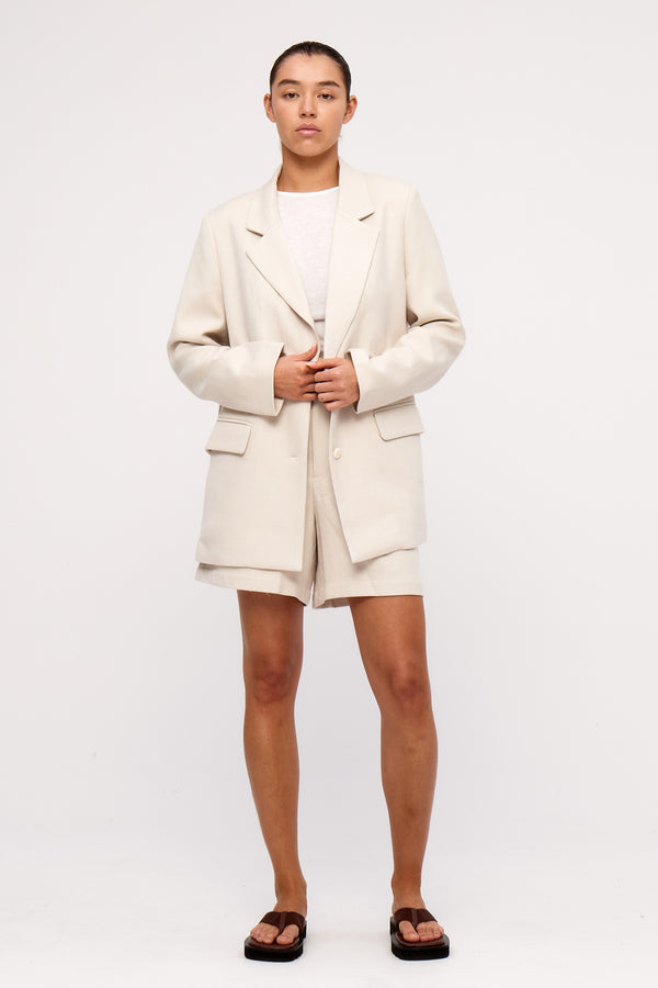 Tailored Twill Short - Husk