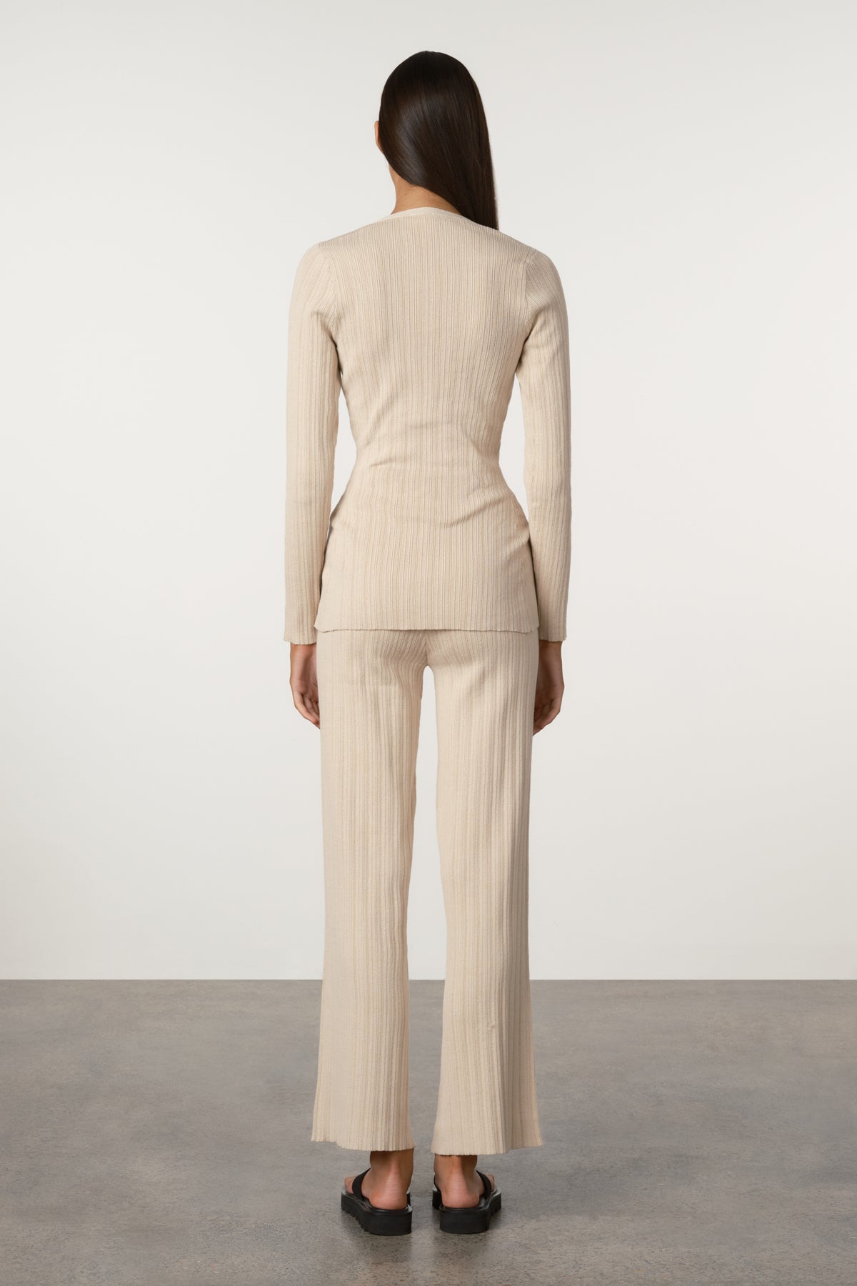 Husk Cotton Rib Knit Pant