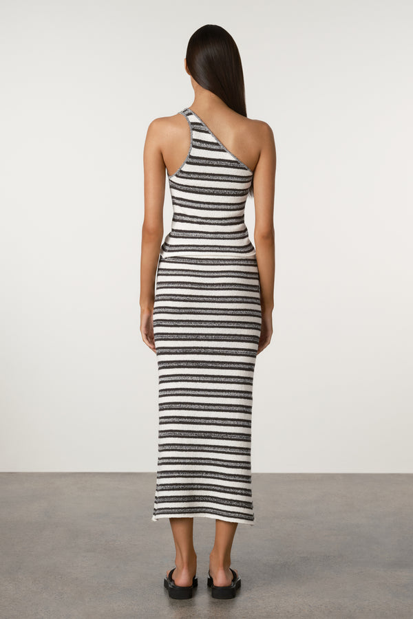 Marle Stripe Textured Knit Top