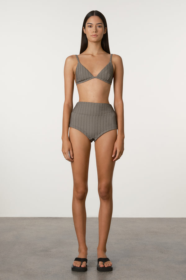 Chevron Lattice Boy Short