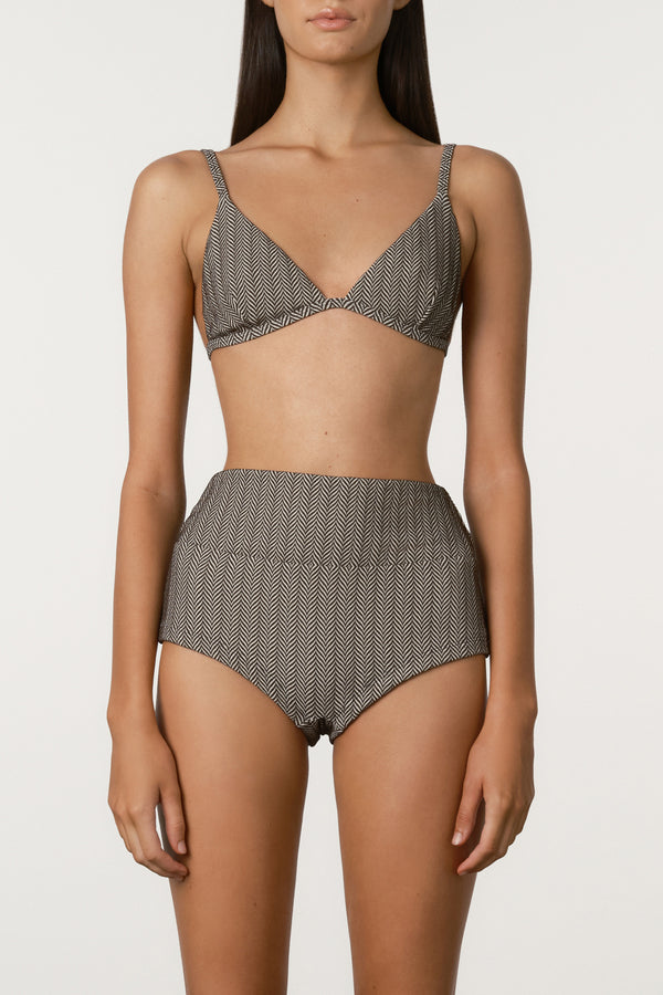 Chevron Lattice Boy Short