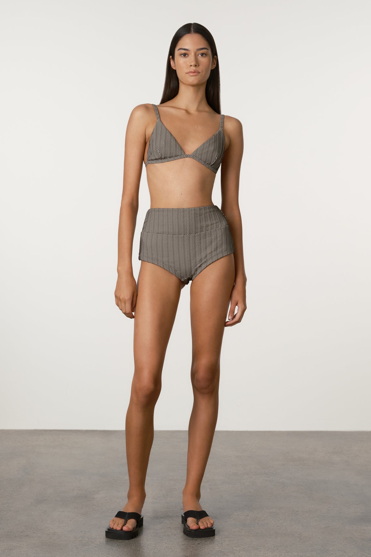 Chevron Lattice Boy Short