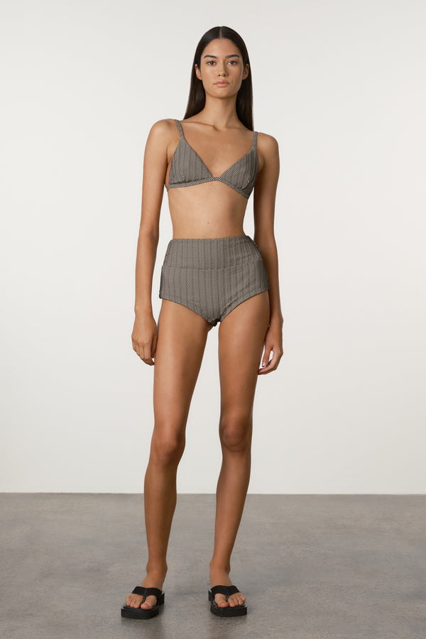 Chevron Lattice Boy Short