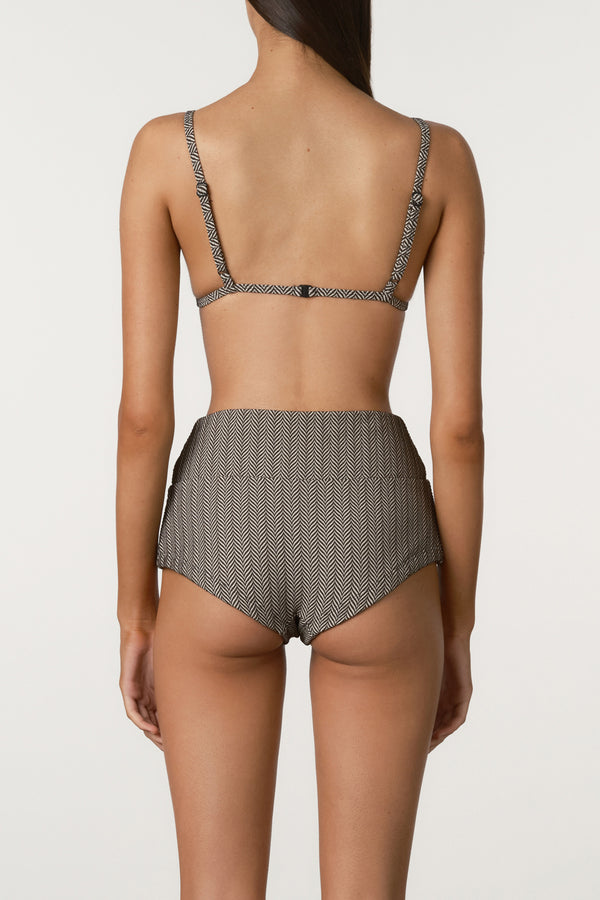 Chevron Lattice Boy Short