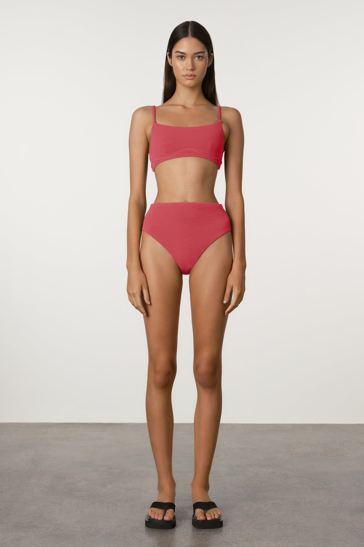 Waffle Bralette - Berry