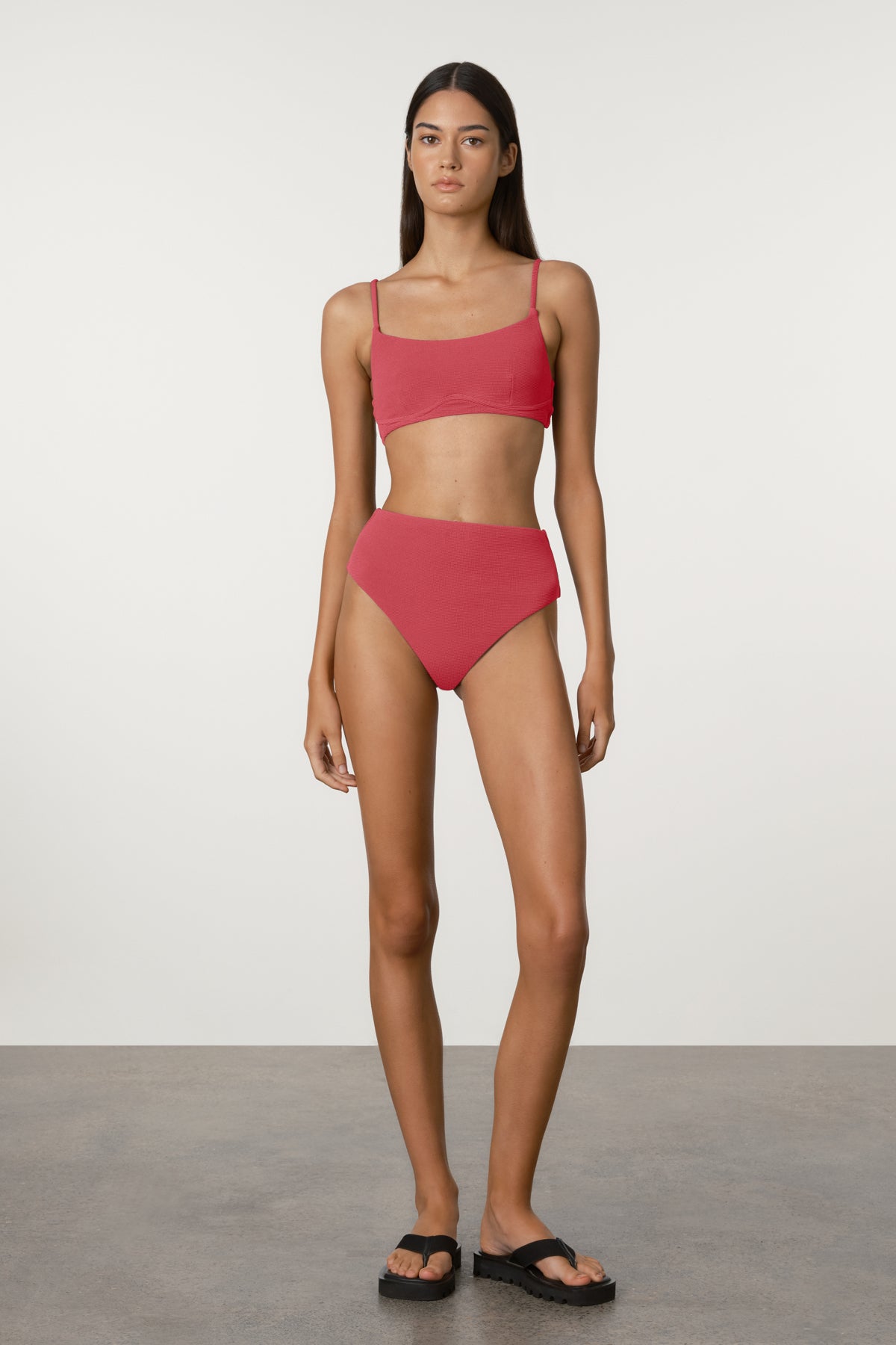 Waffle Bralette - Berry