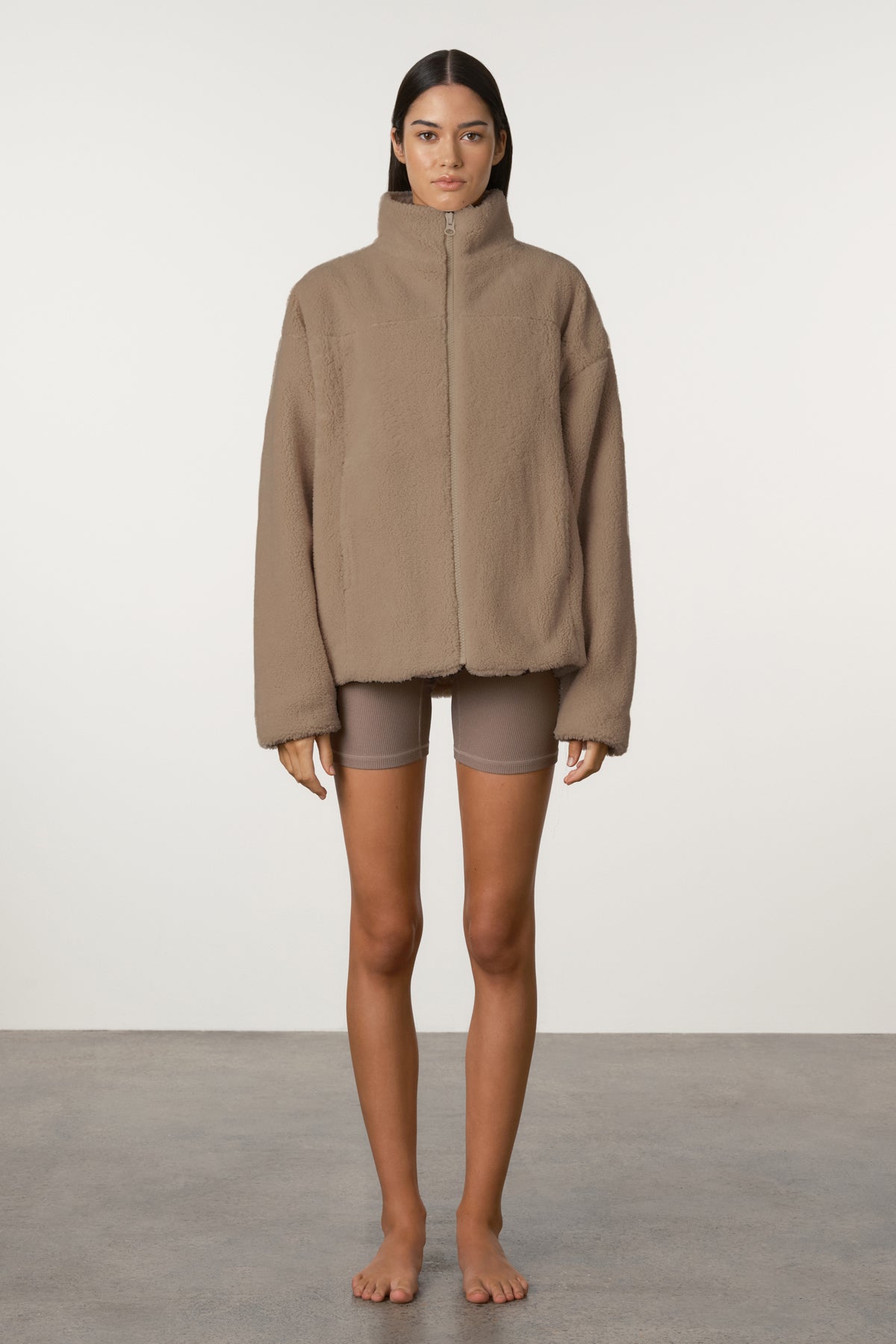 Sherpa Jacket - Taupe