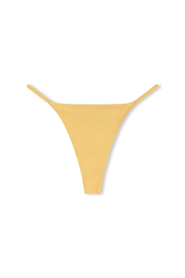 Signature Stripe String Thong Brief - Marigold