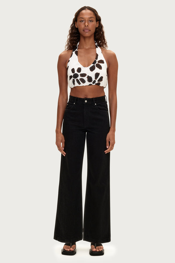 Mid Rise Jean - Black