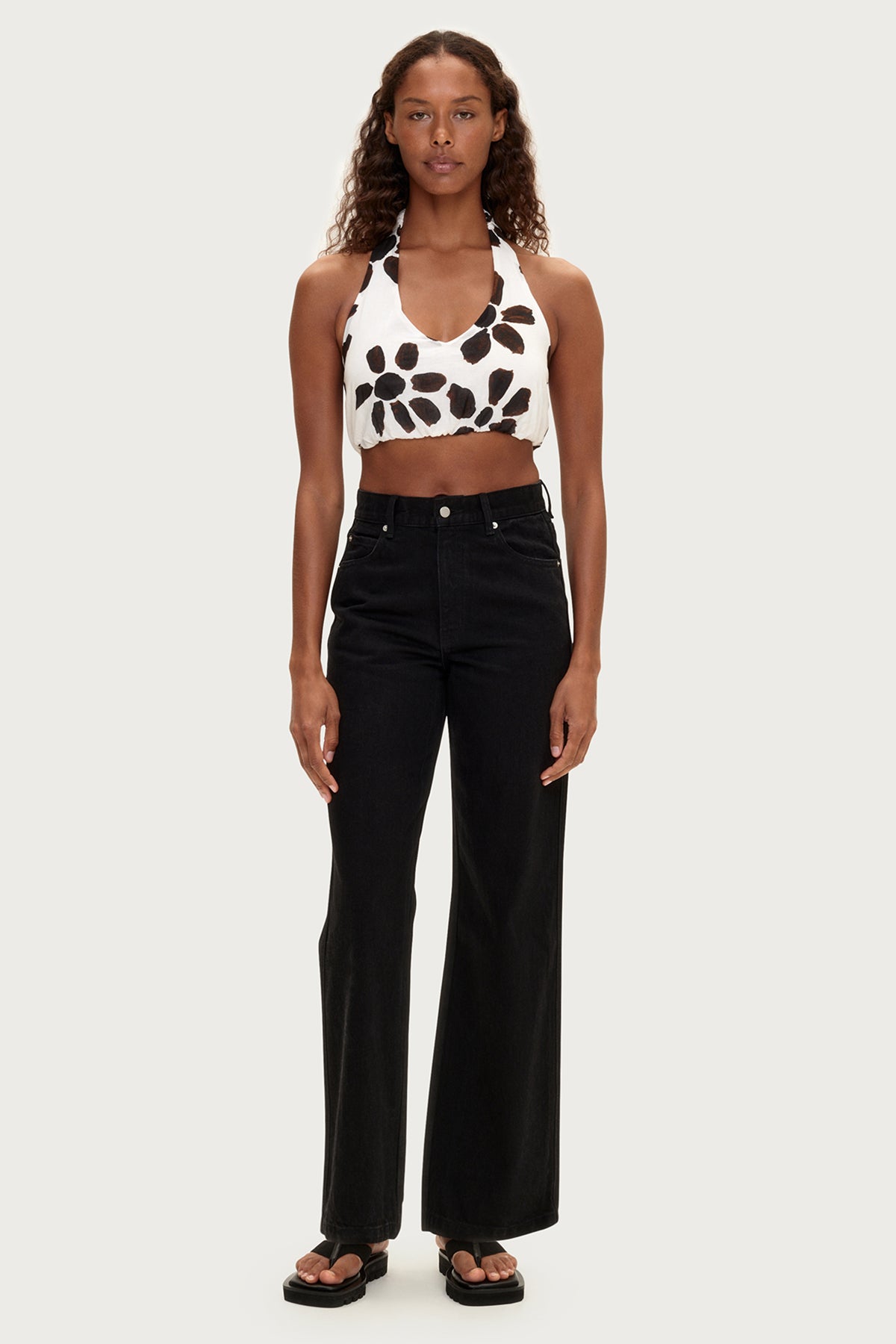 Mid Rise Jean - Black