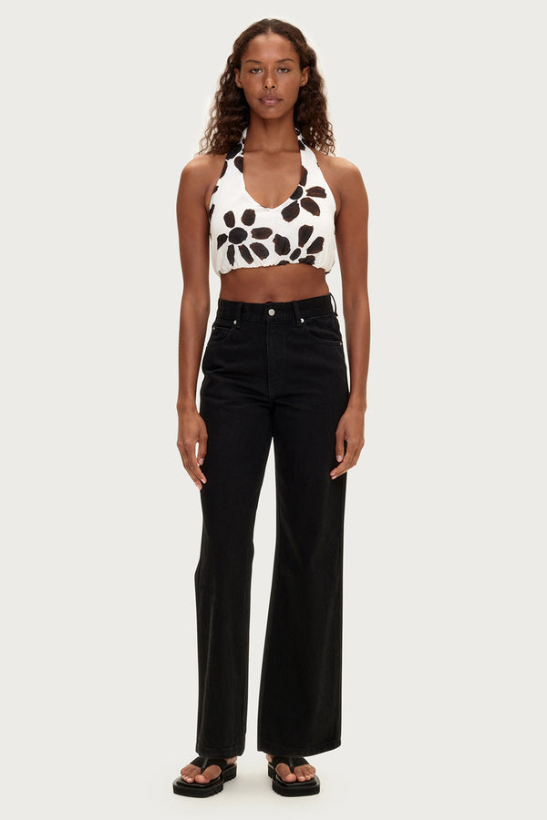 Mid Rise Jean - Black