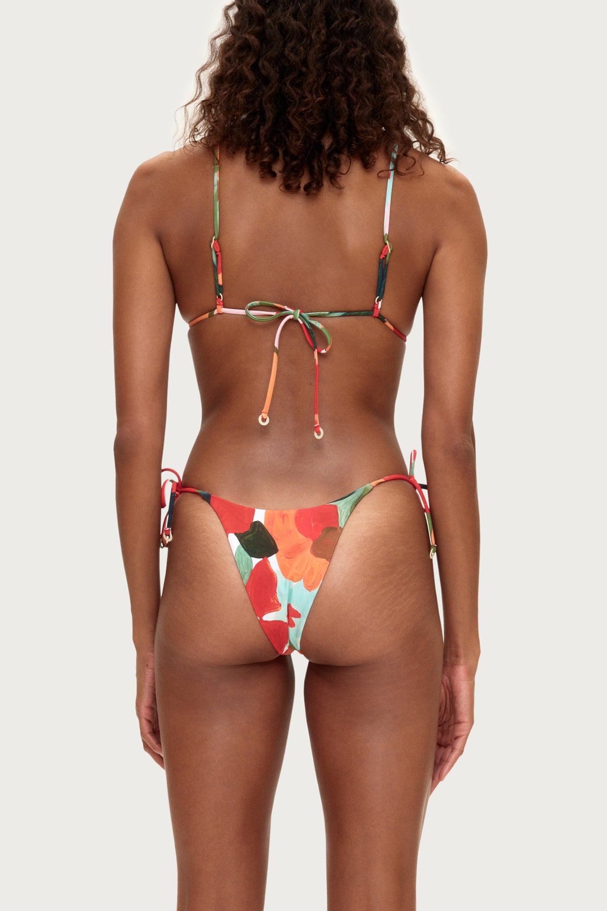 Retro Tie Brief - Red Floral