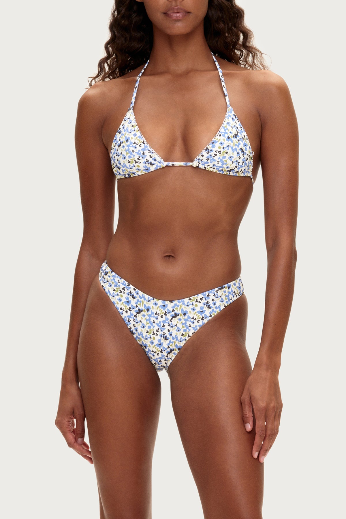 Curve Brief - Blue Floral