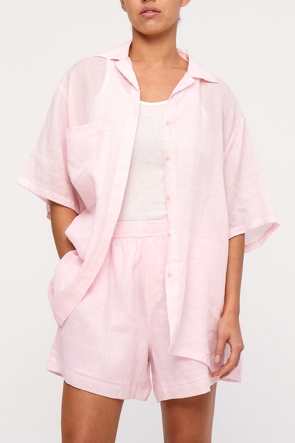 Ramie Short - Soft Pink