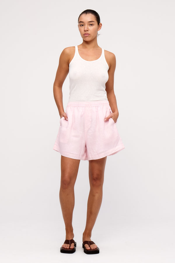 Ramie Short - Soft Pink