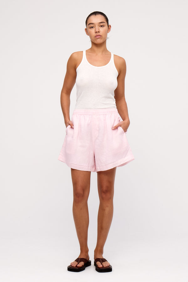 Ramie Short - Soft Pink