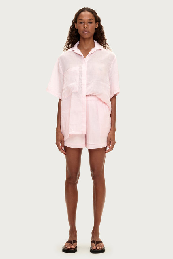 Ramie Short - Soft Pink
