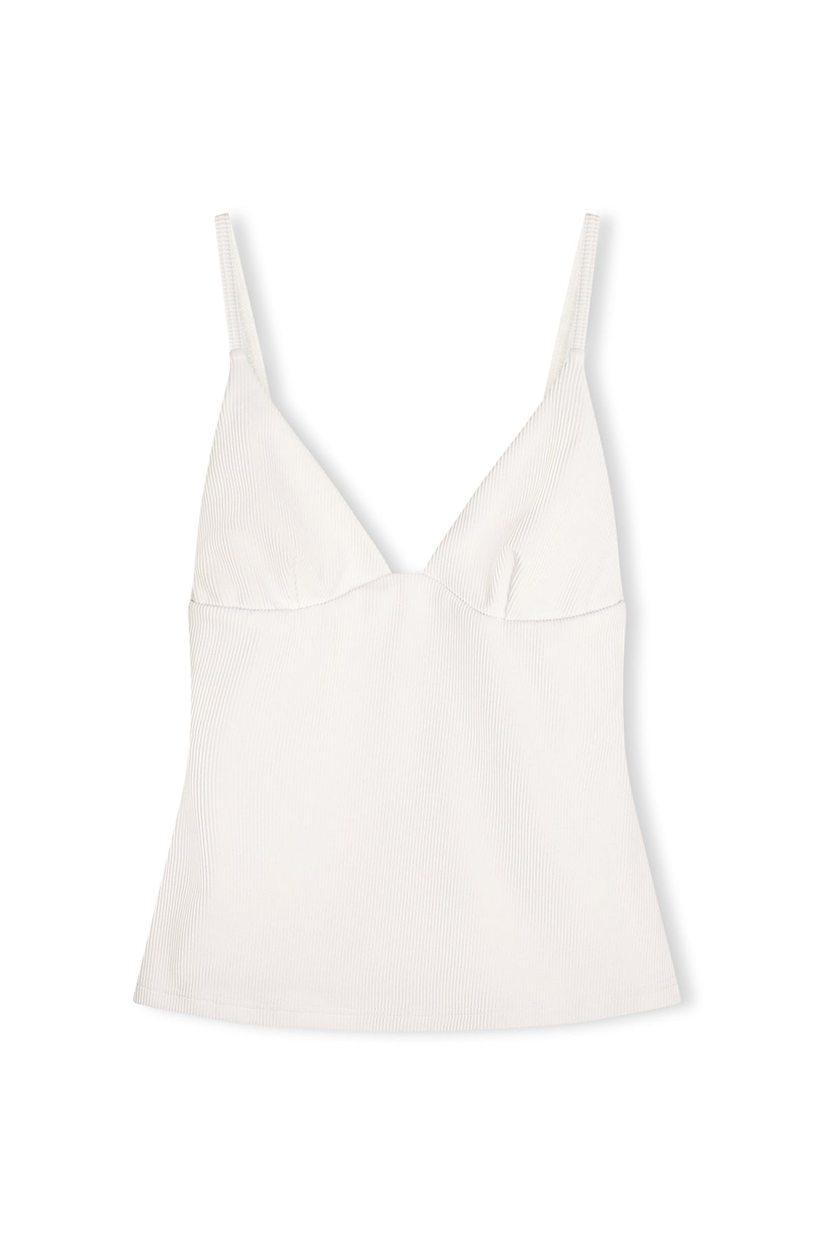 Signature Stripe Tankini - White