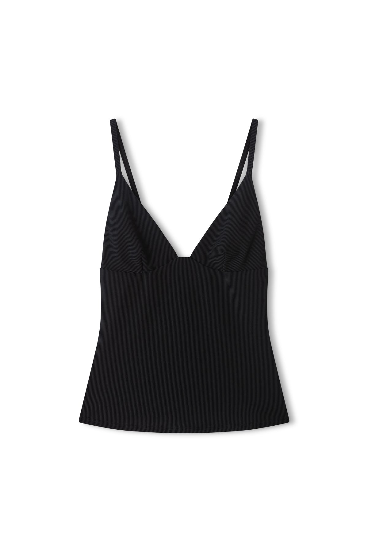 Signature Stripe Tankini - Black