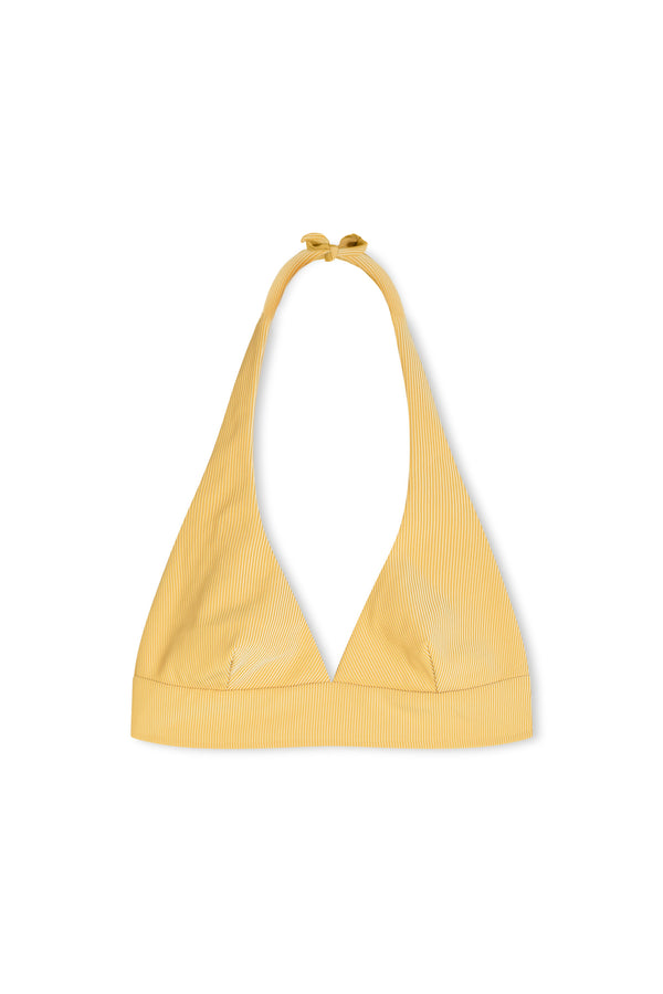 Signature Stripe Halter Top - Marigold