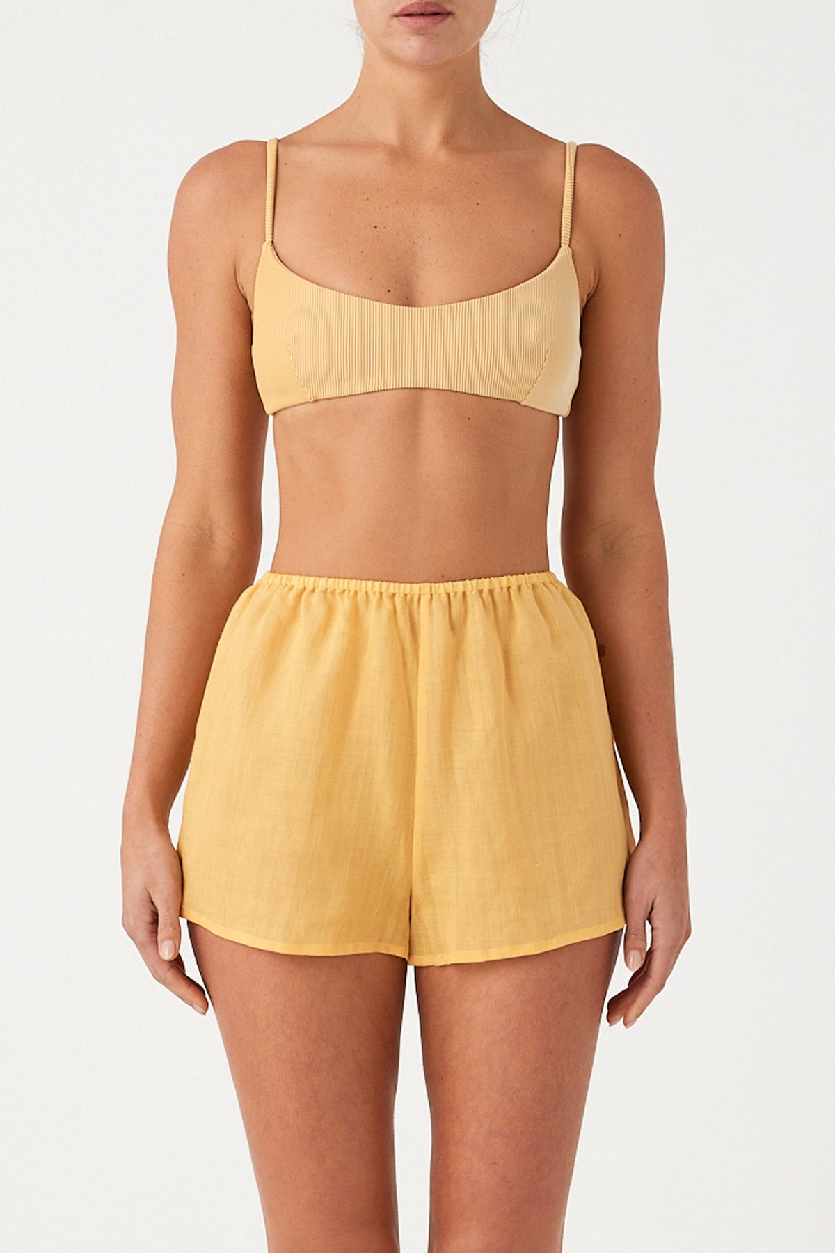 Signature Ramie Short - Marigold