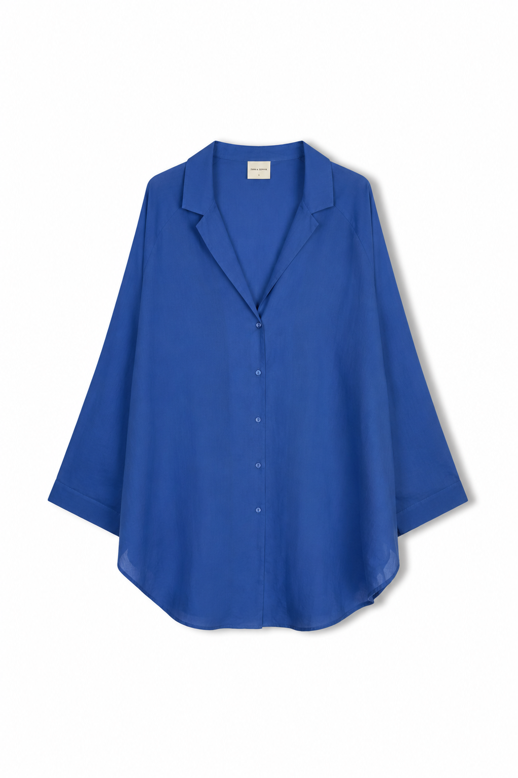 Signature Cotton Shirt - Pacific Blue