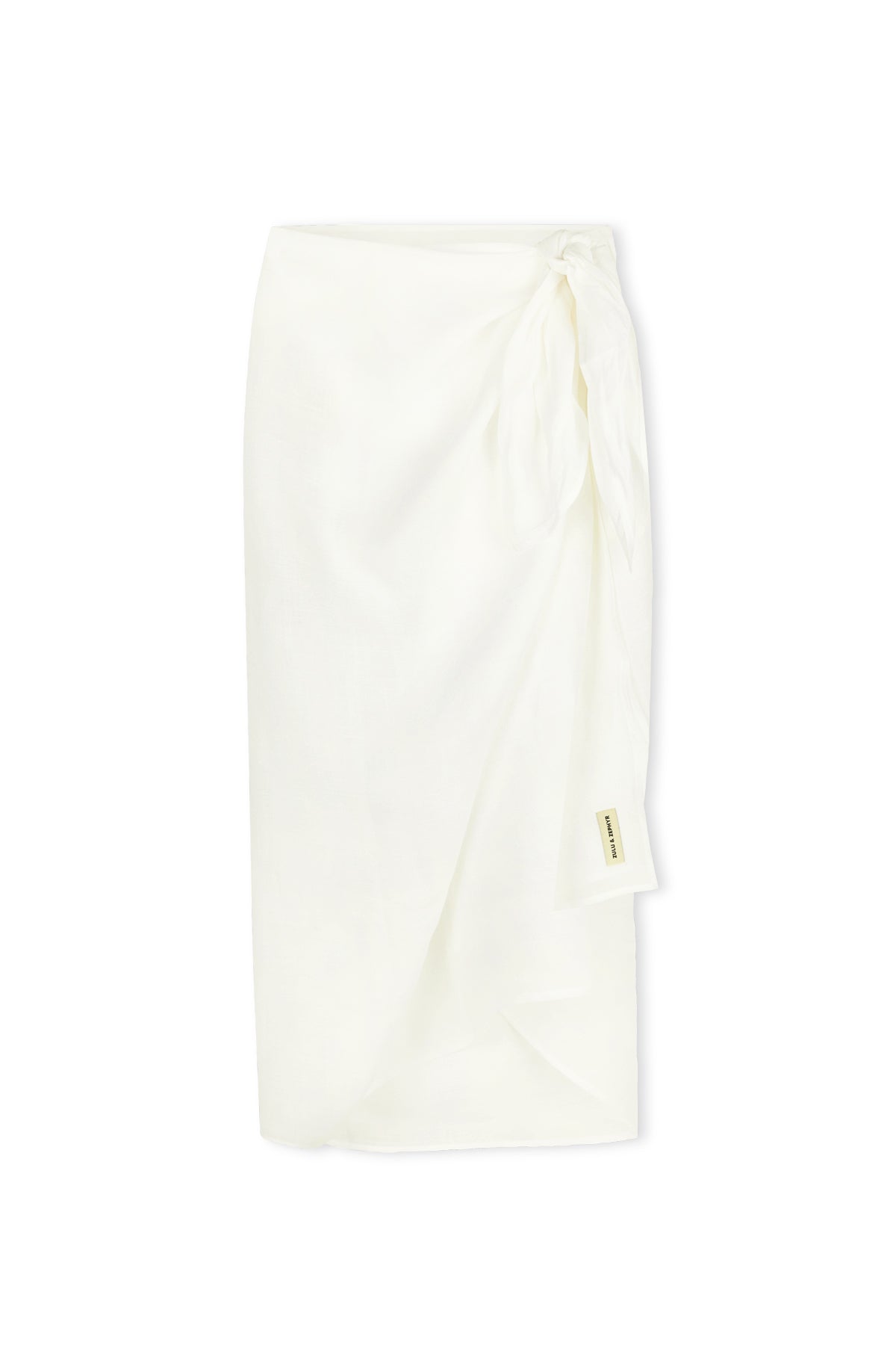 Signature Cotton Sarong - White