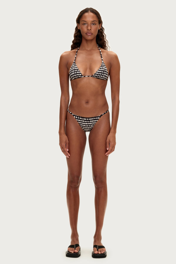 Textured String Brief - Spot